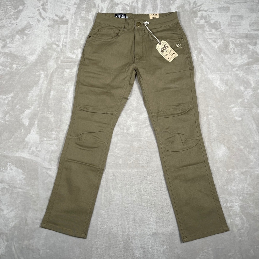 NEW Carlos Ray Women's Pants Tactical Outdoors Casual Neutral 2x28 Brown